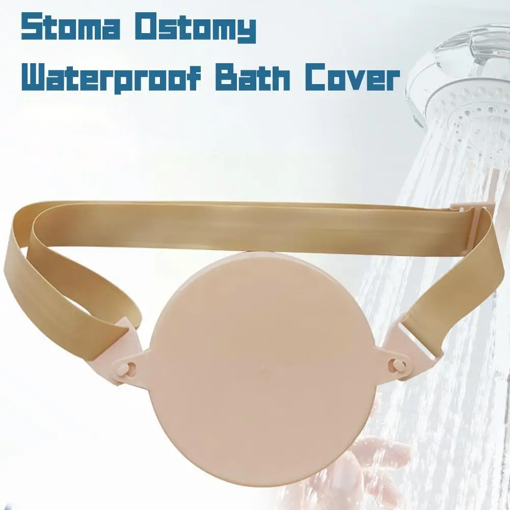 Stagnation Bag Protector Waterproof Bath Cover Adjustable Closure With Ostomy Accessory Pouch Supply Belt Care Assit Stoma S6Y4