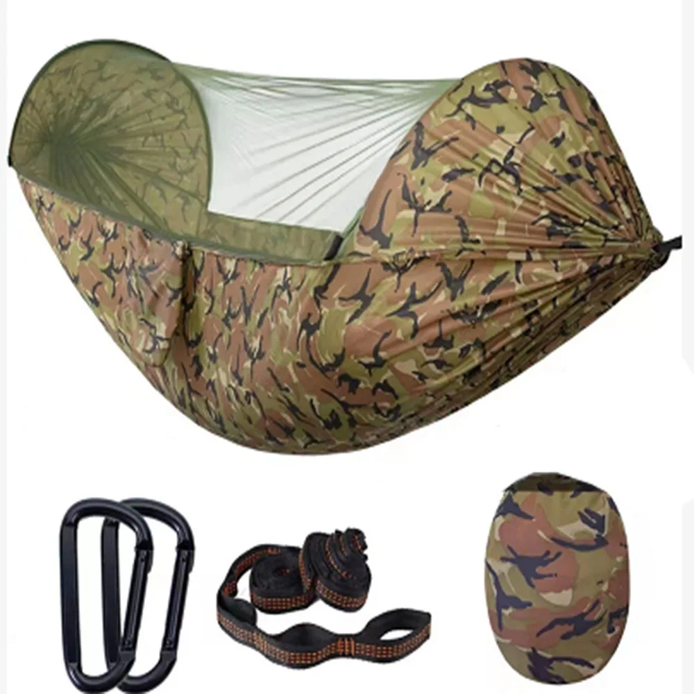 

New automatic nylon hammock outdoor camping hammock