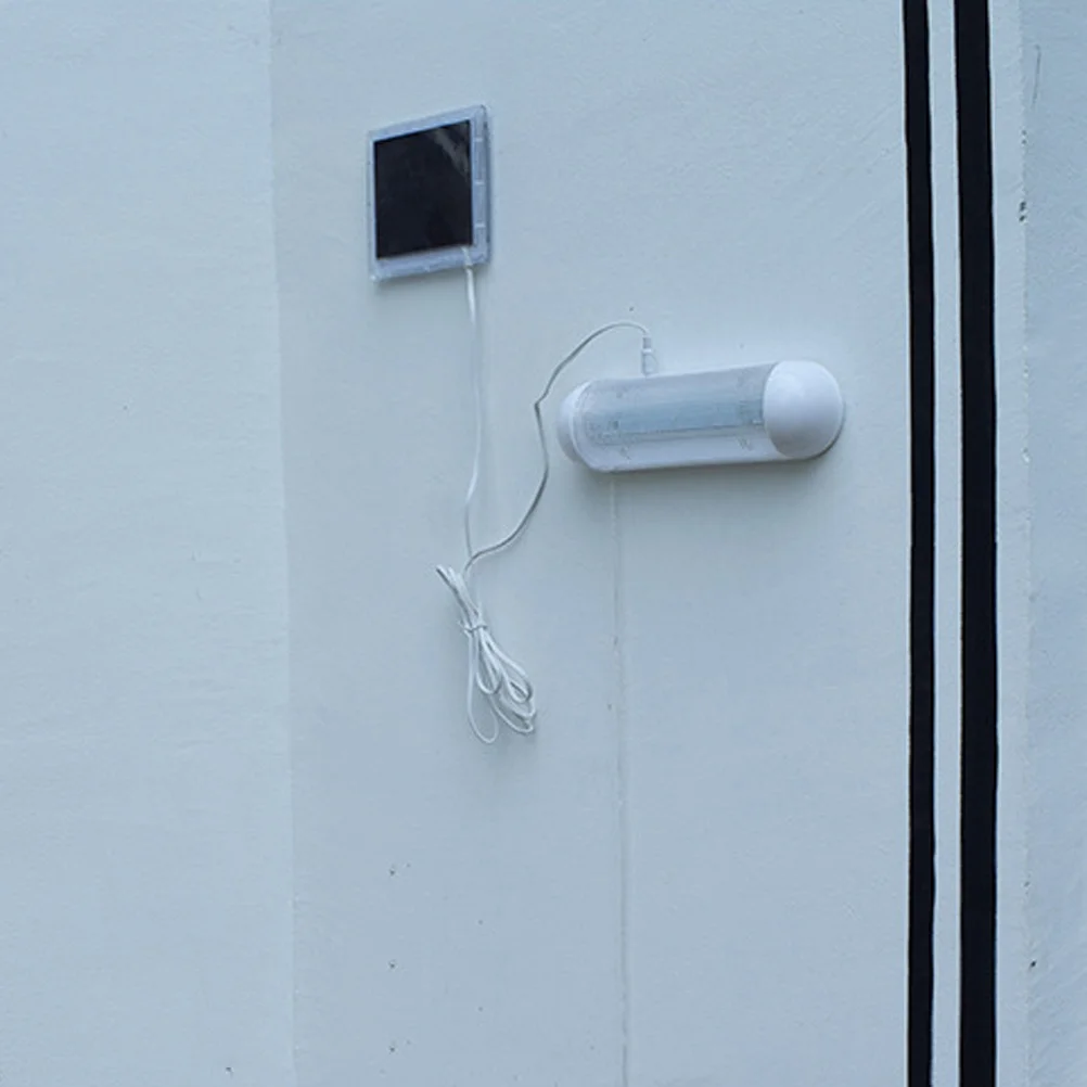 

1Set Outdoor Solar Wall Light Waterproof Solar Power Lamp Emergency Tent Lighting Tool 2 M Extension Durable Environmentally