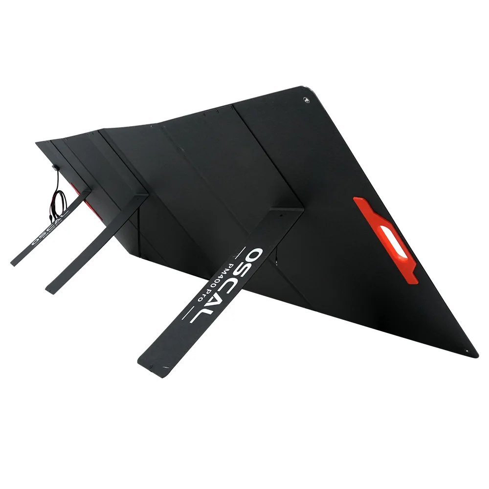 لوحة شمسية قابلة للطي Oscal PM400 Pro بقدرة 400 وات، كفاءة تحويل الطاقة الشمسية ≥23%، مقاومة للماء IP67، مادة ETFE