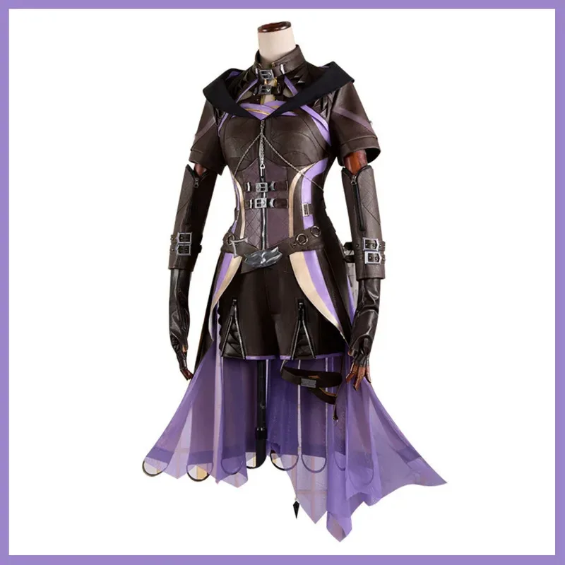 CyGame Love and Deepspace женский костюм Nightwalker Heroine для косплея аниме платье шорты униформа парик женский сексуальный карнавальный костюм