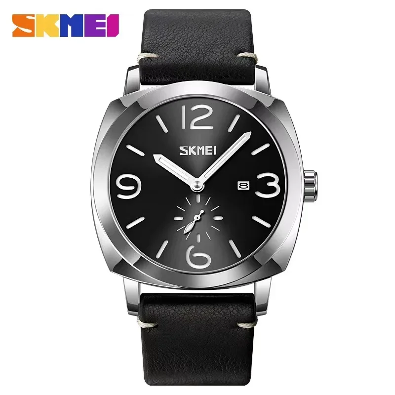 SKMEI 9305 Luxury Quartz Mens Wristwatches Sports Waterproof Simple Genuine Date Time Watches for Men Clock Reloj Masculino 9288