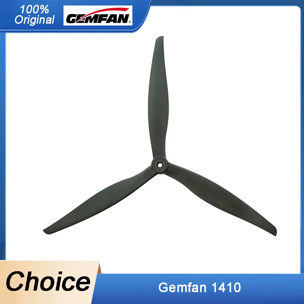 

2 Pairs GEMFAN 1410 3-Blade Propellers - 14-inch Glass Fiber Nylon for FPV Cinelifter/Long Range DIY Drones