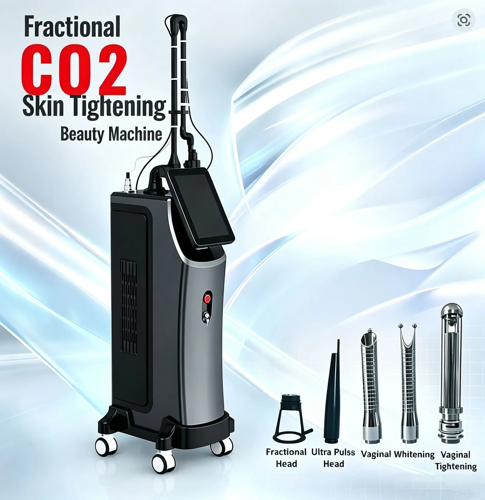 New Model Fractional CO2 Lase Machine for Salon Use, Skin Resurfacing Equipment for Freckle & Scar Removal