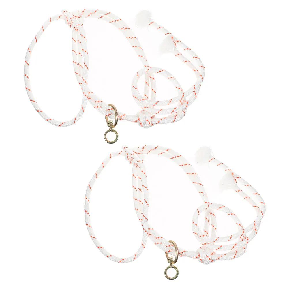 

2pcs Farm Rope Halter Start Goat Harness Deer Livestock Handling Equipment Metal Cord Livestock Cowboy Sheep Rope Equipment