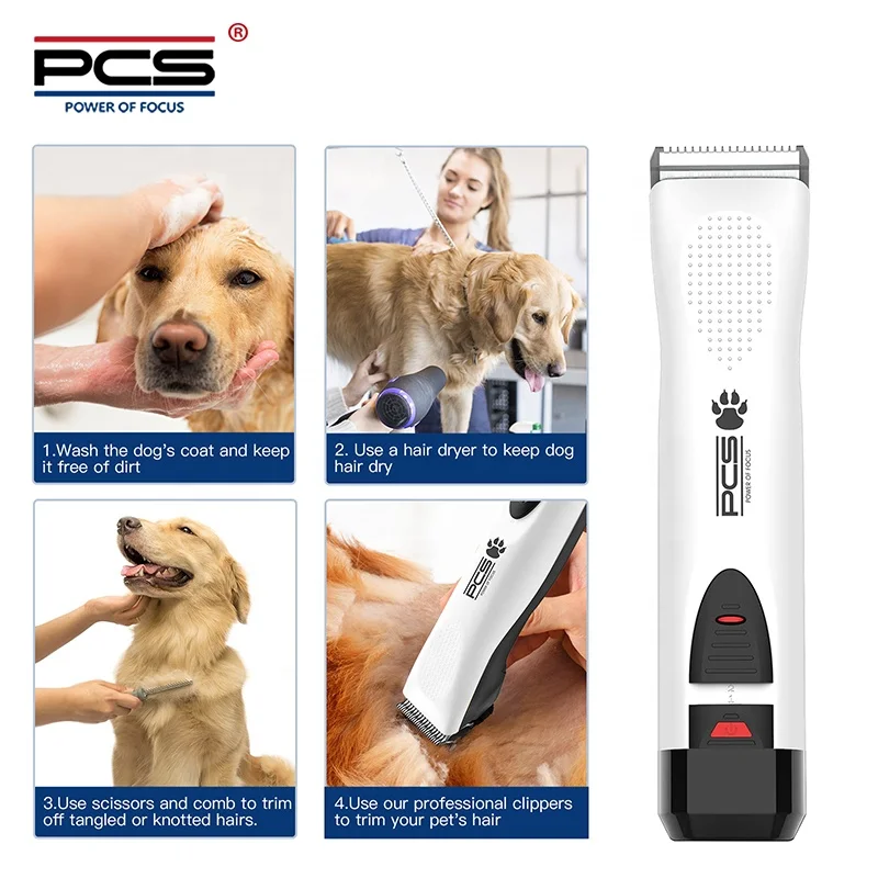 منتجات العناية بالحيوانات الأليفة الاحترافية اللاسلكية، ماكينة تشذيب الكلاب الثقيلة