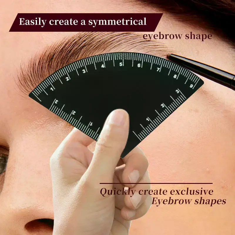 Fast Drawing Eyebrow Design Ruler Microblading Mapping Tool Shaping Permanent Makeup Drawing Guide Ruler Tattoo Supplies Reuse