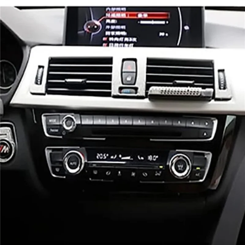 

Высококачественная автомобильная центральная панель кондиционера, накладка приборной панели переменного тока для BMW 3 серии 4 F30 F35, запасные части, черный цвет