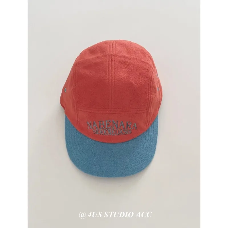 الرجعية المتخصصة المتناقضة اللون 5-لوحة قبعات البيسبول للنساء الخريف الشتاء الصوف الدافئة تنوعا شقة الحواف الهيب هوب القبعات الرجال