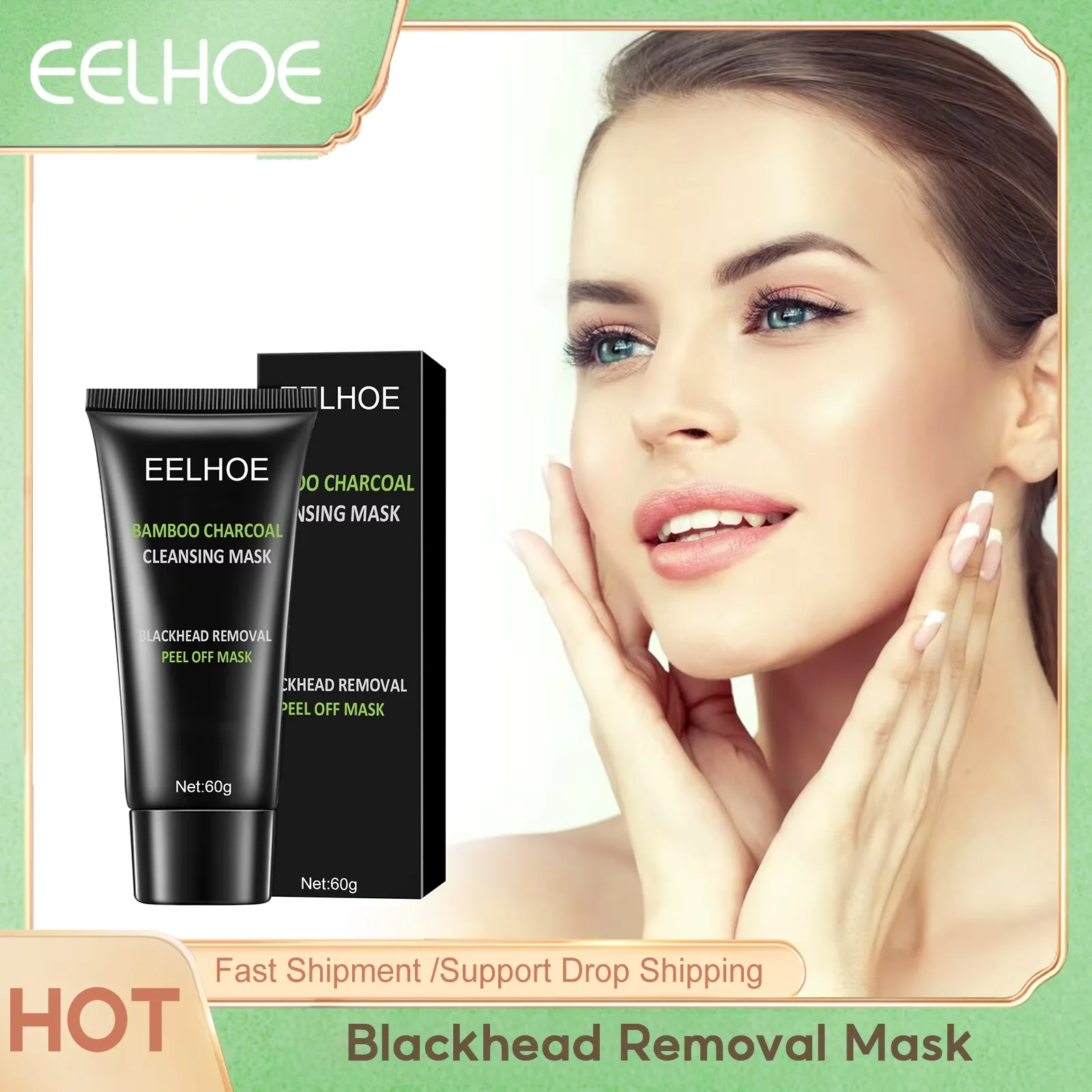 

EELHOE Blackhead Remover Mask Shrinking Pores Cleansing Nourishing Dry Facial Oil Control Brighten Smear Mask Beauty Skin Care