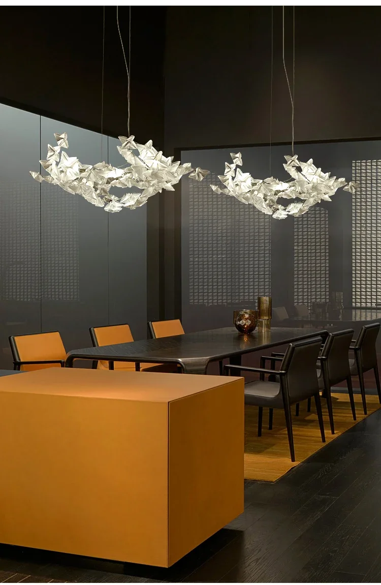 Creative Postmodern LED Chandelier Lighting White