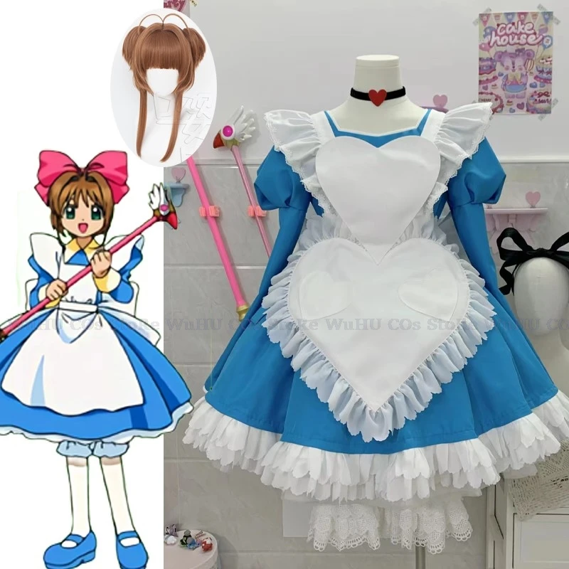 

Женский костюм для косплея сакуры из аниме Cardcaptor Sakura, Женский костюм на Хэллоуин