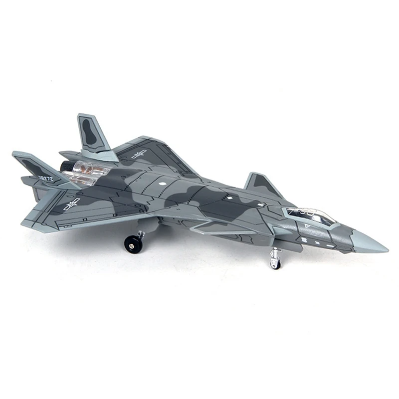 FBIL-1:120 China Airforce J-20 Aircraft Plane Model Static Alloy Plane For Collection Gift Home Living Room Decor