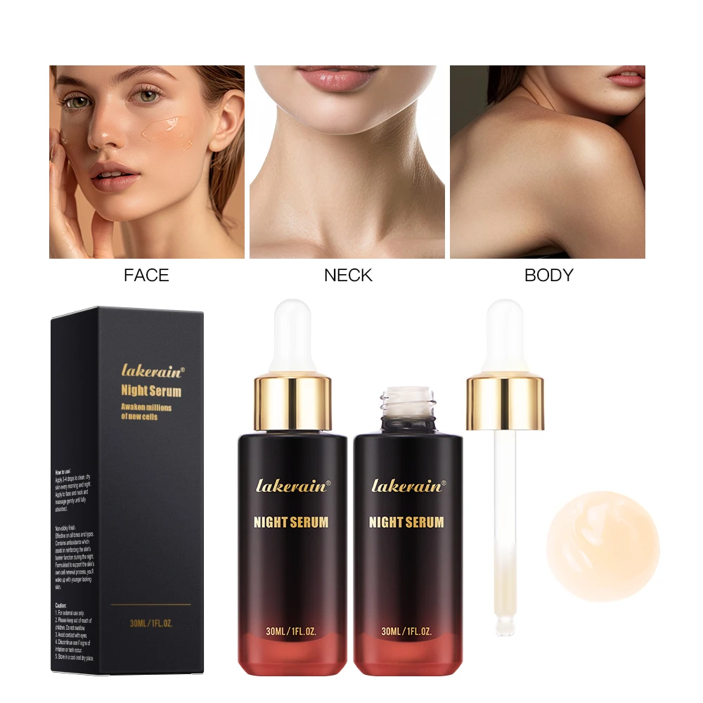 Night Serum Vitamin B5 Advanced Night Repair Synchronized Smooth WrinklesMulti-Recovery Antioxidant Complex Unisex 30ml