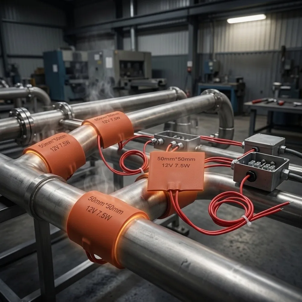 4 Flexible Silicone Heating Mats for Targeted Heat Transfer in Machinery Maintenance and Temperature-Sensitive Production Lines