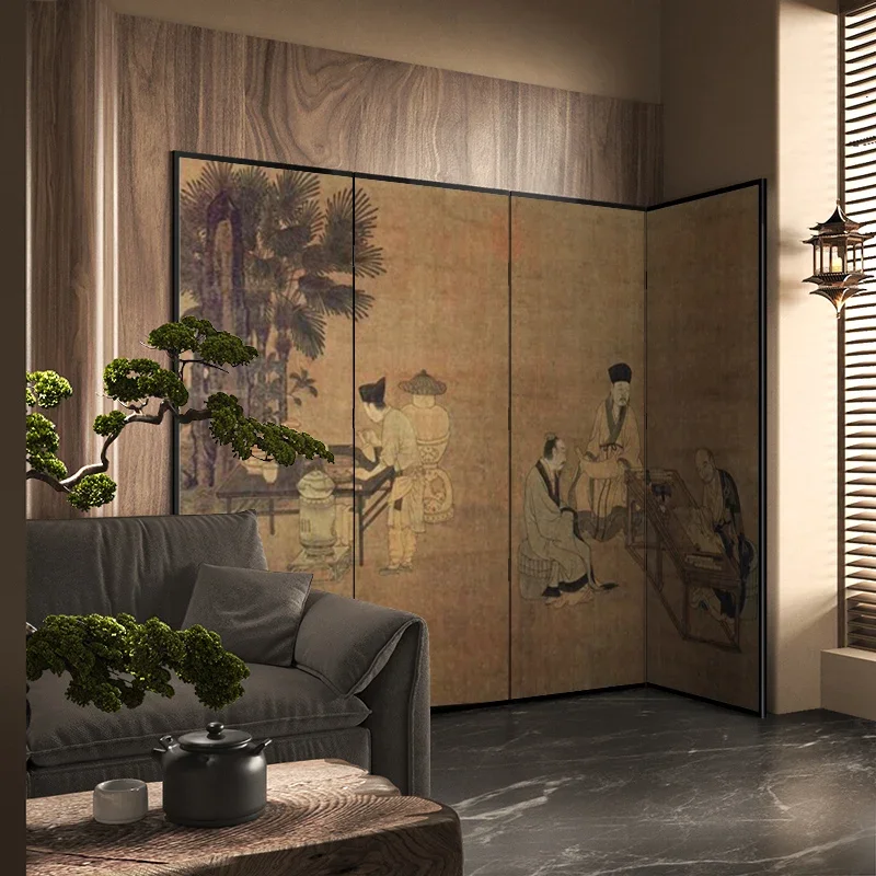 

Aesthetics Chinese classical screen partition entrance tea room background wall living room office folding screen