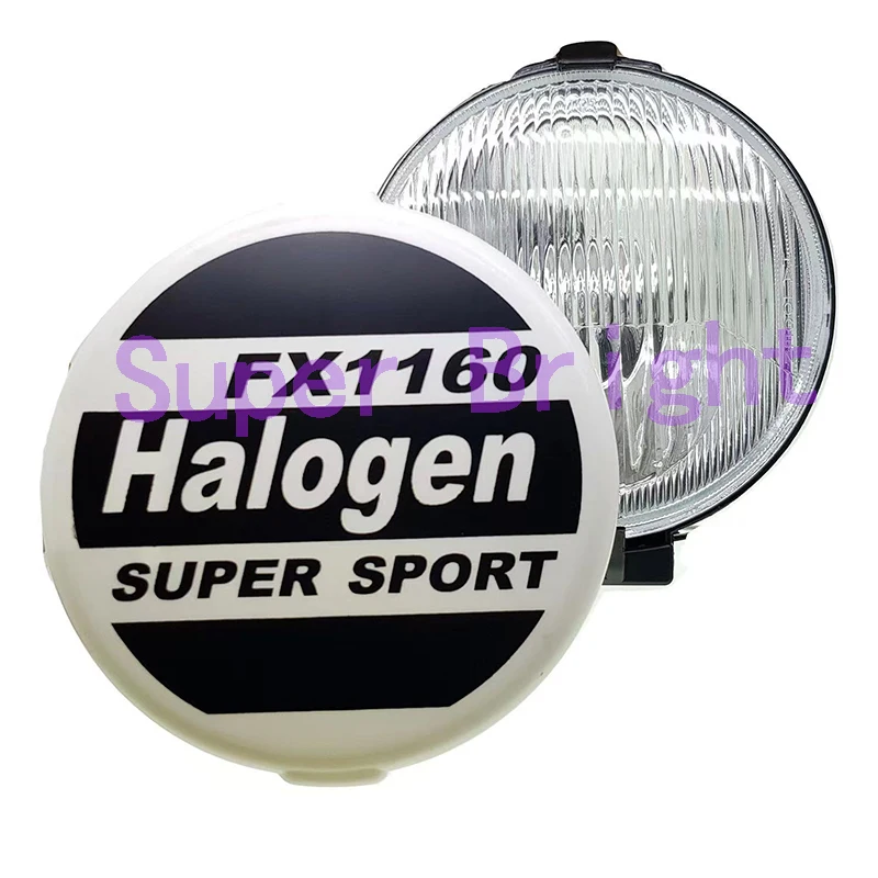 1 PCS FX1160 halogen spotlight 12V  Yellow White 6 inch round sport light SUV fog lamp