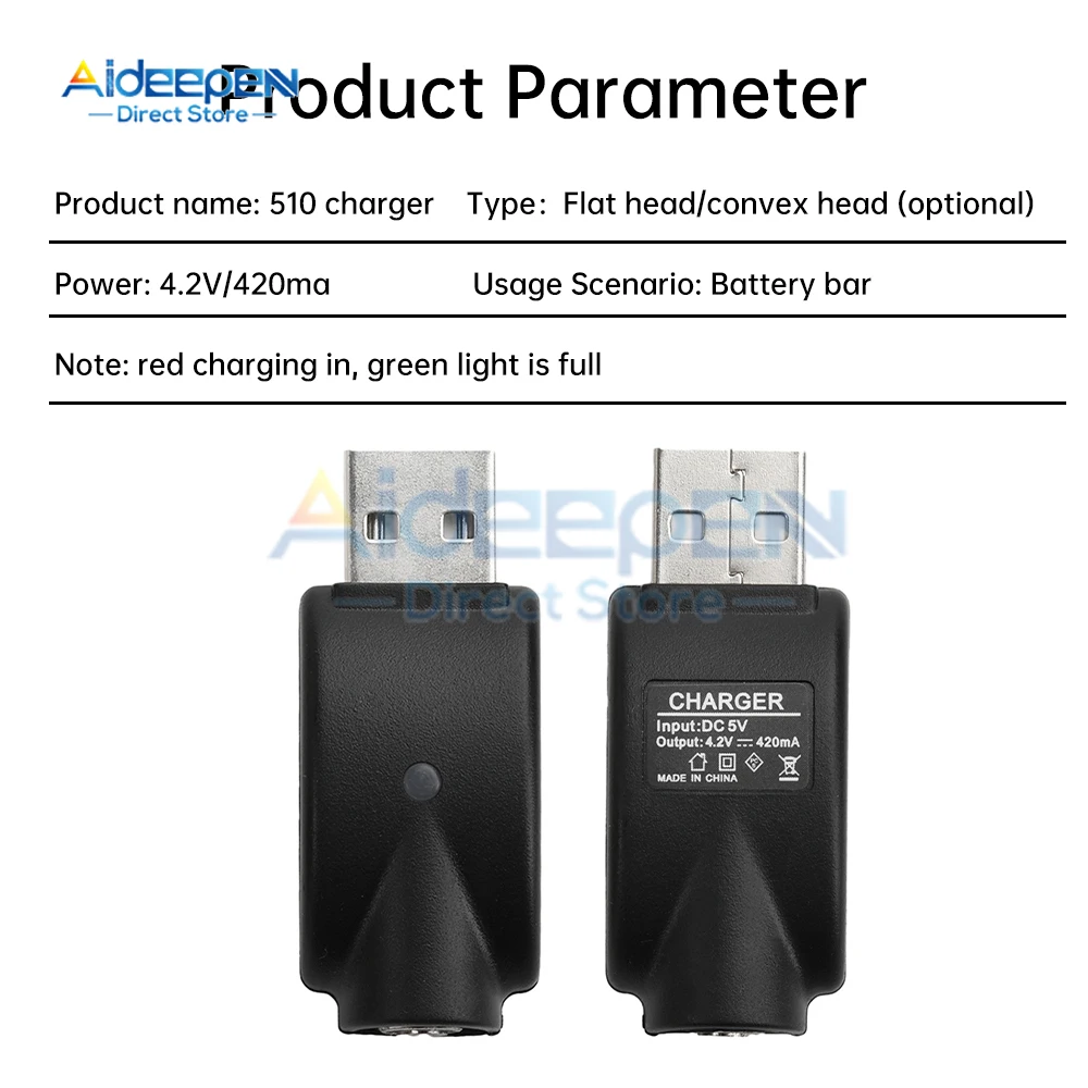 Cargador inteligente 510, adaptador USB multiprotección con indicador LED para ordenadores portátiles, bancos de energía, dispositivos, carga segura y eficiente