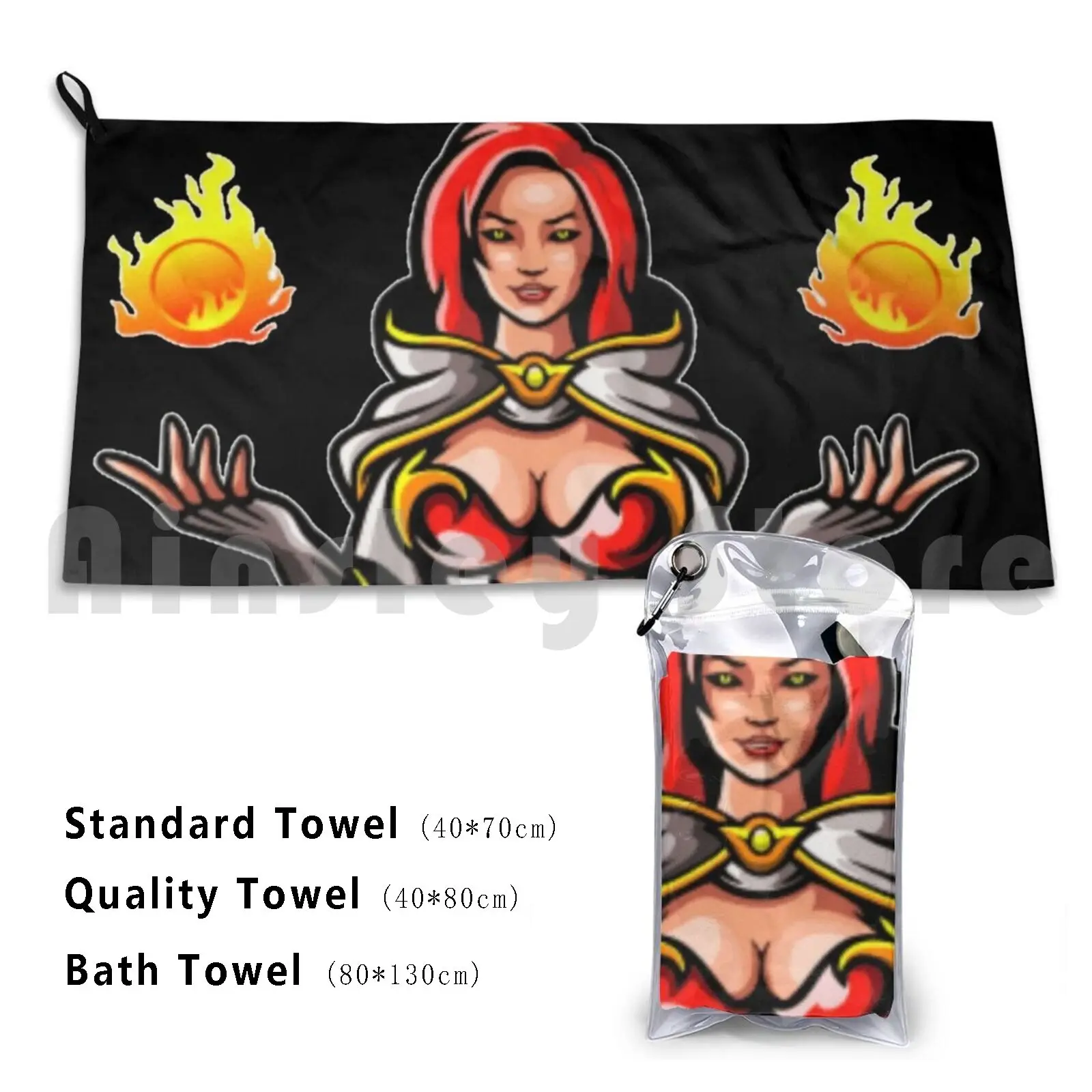Magical Mage Bath Towel Beach Cushion Magical Treatment Magical Flames Magical Butter Machine Magical Repair