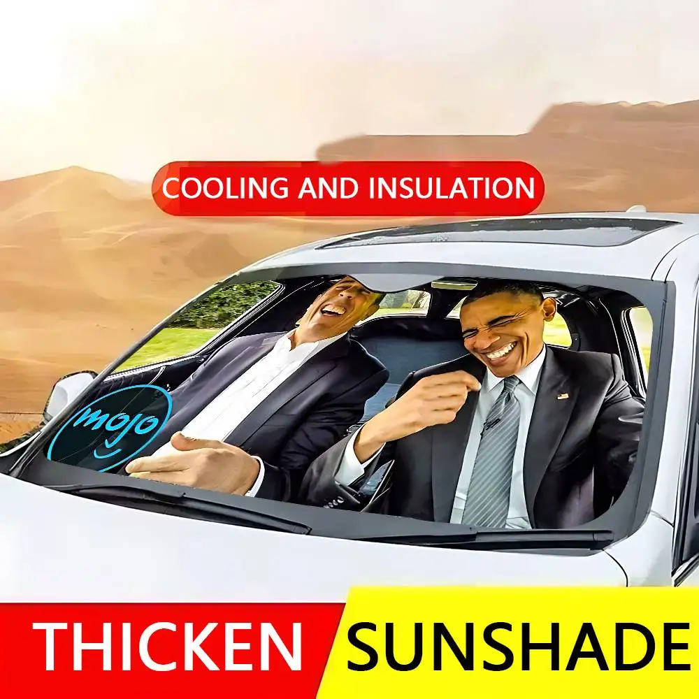 S-Seinfeld Driving Car SunShade Windshield Car Windscreen Cover Sun Shade Auto Visor Car Accessories