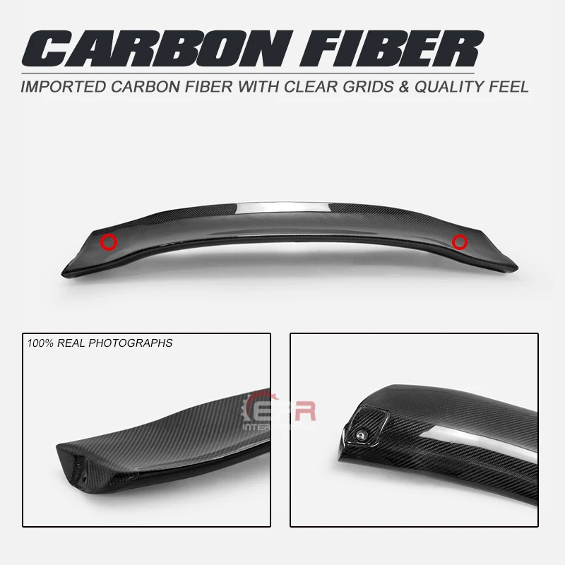 For Civic Type R FK2 2015-2017 EPA Style Carbon Fiber Rear Spoiler Blade Body Kit Tuning Part For FK2 Carbon Trunk Wing Racing