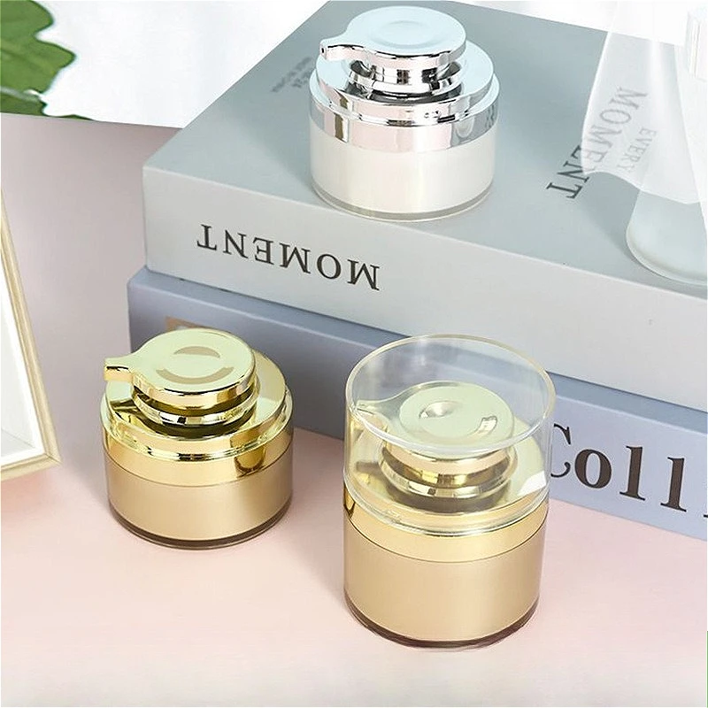 

Набор из 10 акриловых вакуумных баночек для крема (30/50/60 г), портативные дорожные контейнеры для увлажняющего крема для лица, многоразовые флаконы для лосьона