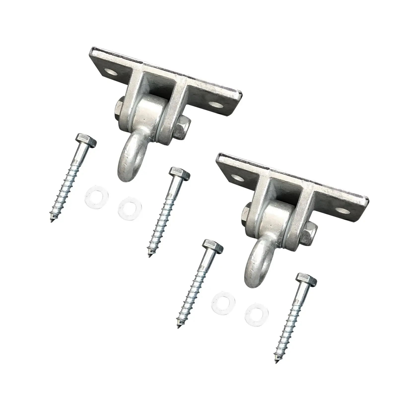 2 Pieces Swing Hangers Screws Bolts Hammock Hangers for Porch Patio