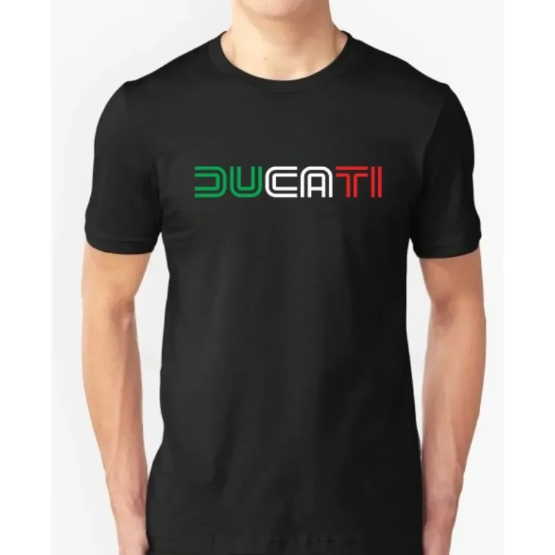Cotton T Shirt Casual Ducatis Moto GP Racing Motorbike T-shirt Graphic Summer Short Sleeves 2026 Men T-shirt Tops Clothing Tee view 2