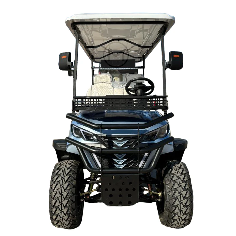 New 2 Seater Street Legal Golf Cart 4 Seater Lifted Lithium Battery Golf Carts Four-wheel drive Electric Golf Hunting Cart