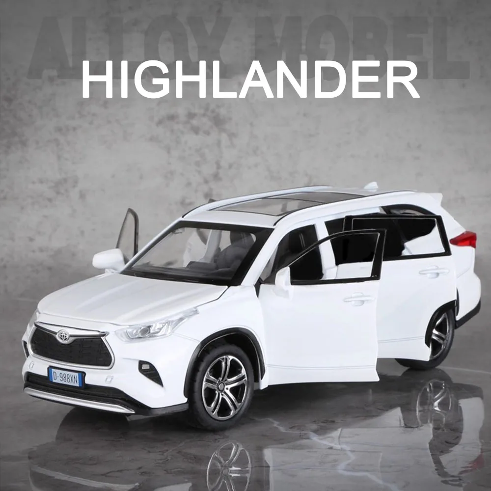 Modele samochodów Highlander HONGQI H9 w skali 1:32, zabawki ze stopu, otwierane 6 drzwi, model samochodu z napędem pull-back, interaktywne zabawki dla chłopców.