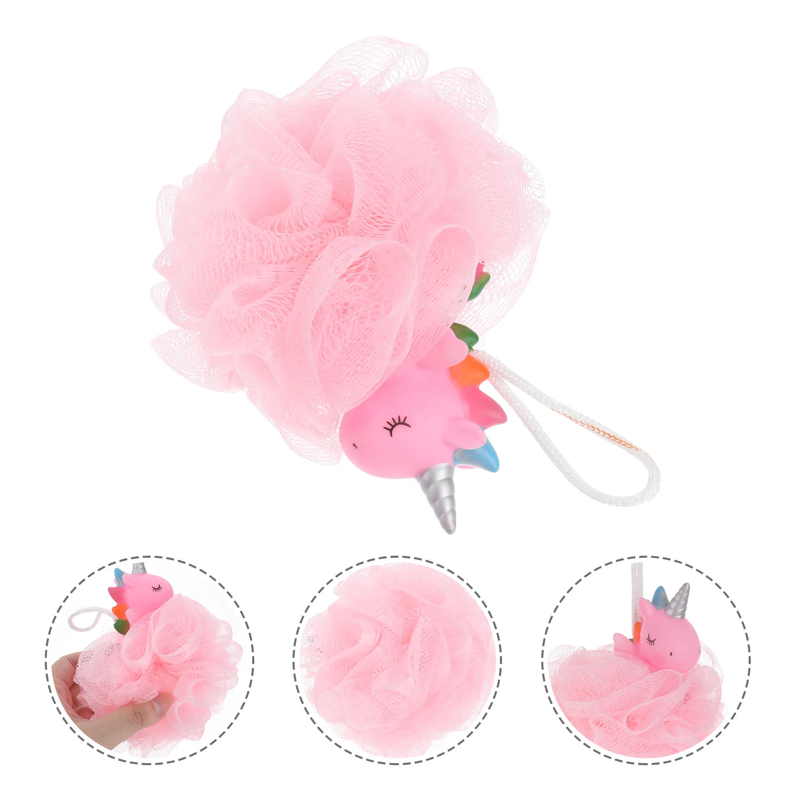 2 Pcs Super Bath Baby Bathtub Shower Mesh Toddler Kids Loofahs PE PVC Material Skin Friendly Safe Bath Accessories