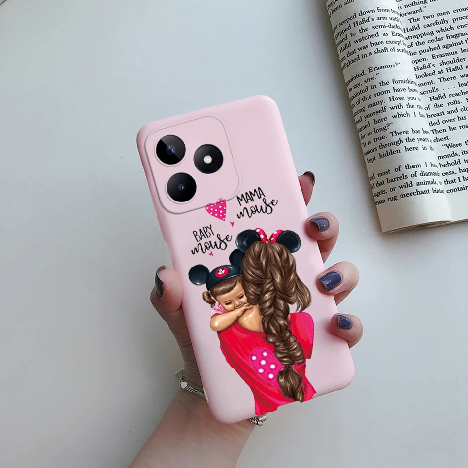 เคสของเด็กผู้หญิงแฟชั่นเด็กทารกคุณแม่สุดๆสำหรับ Realme Note 50เคสโทรศัพท์ครอบทั่วโลกสำหรับ carcasas Realme Note 50 ETUI funda Note50 6.74"