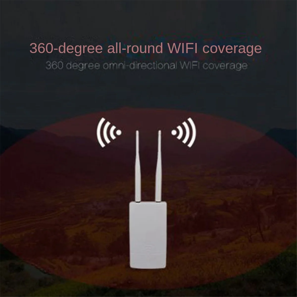 Outdoor 4G Wifi Router 150Mbps Wi Fi Router with Sim Card All Weather Wifi Waterproof Booster Extender EU Plug