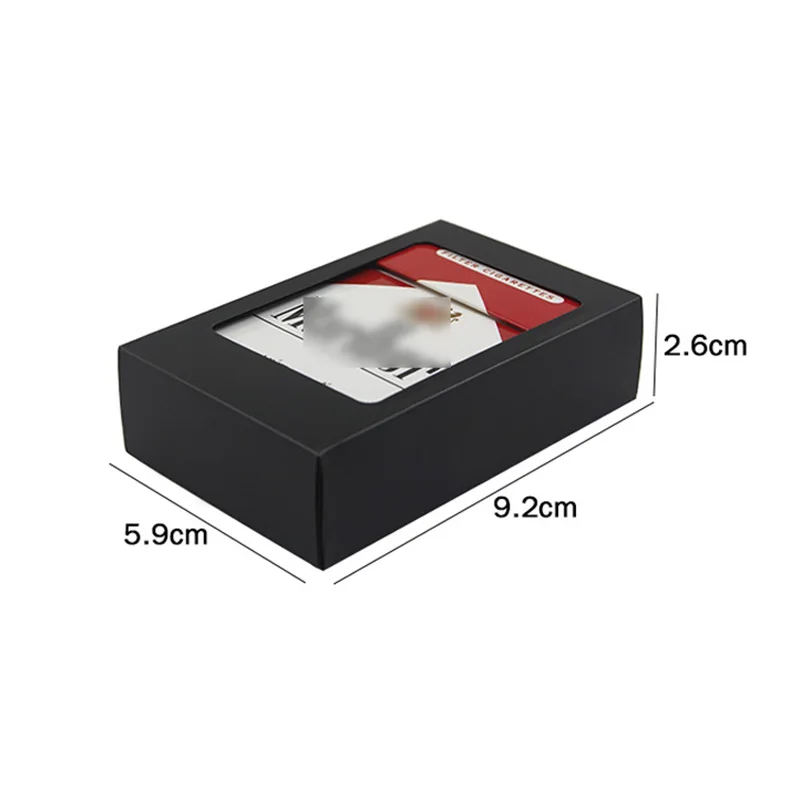 Vanishing Cigarette Case Magic Tricks Disappearing Deck Card Box Close-Up Street Stage Illusions Gimmicks Mentalism Props Toys