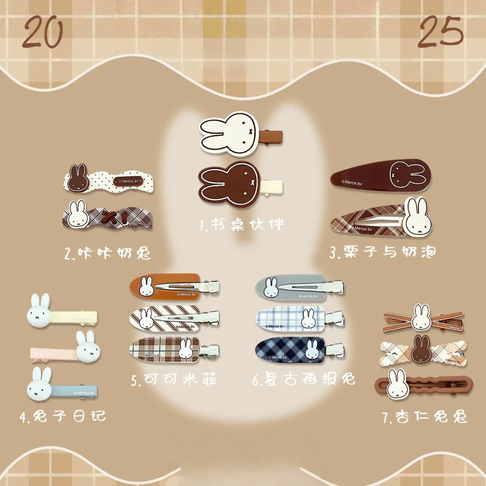 لطيف ميفي الخريف والشتاء سلسلة الرجعية إكسسوارات الشعر لطيف الكرتون دبوس الشعر مزيج الأطفال والكبار أغطية الرأس #1