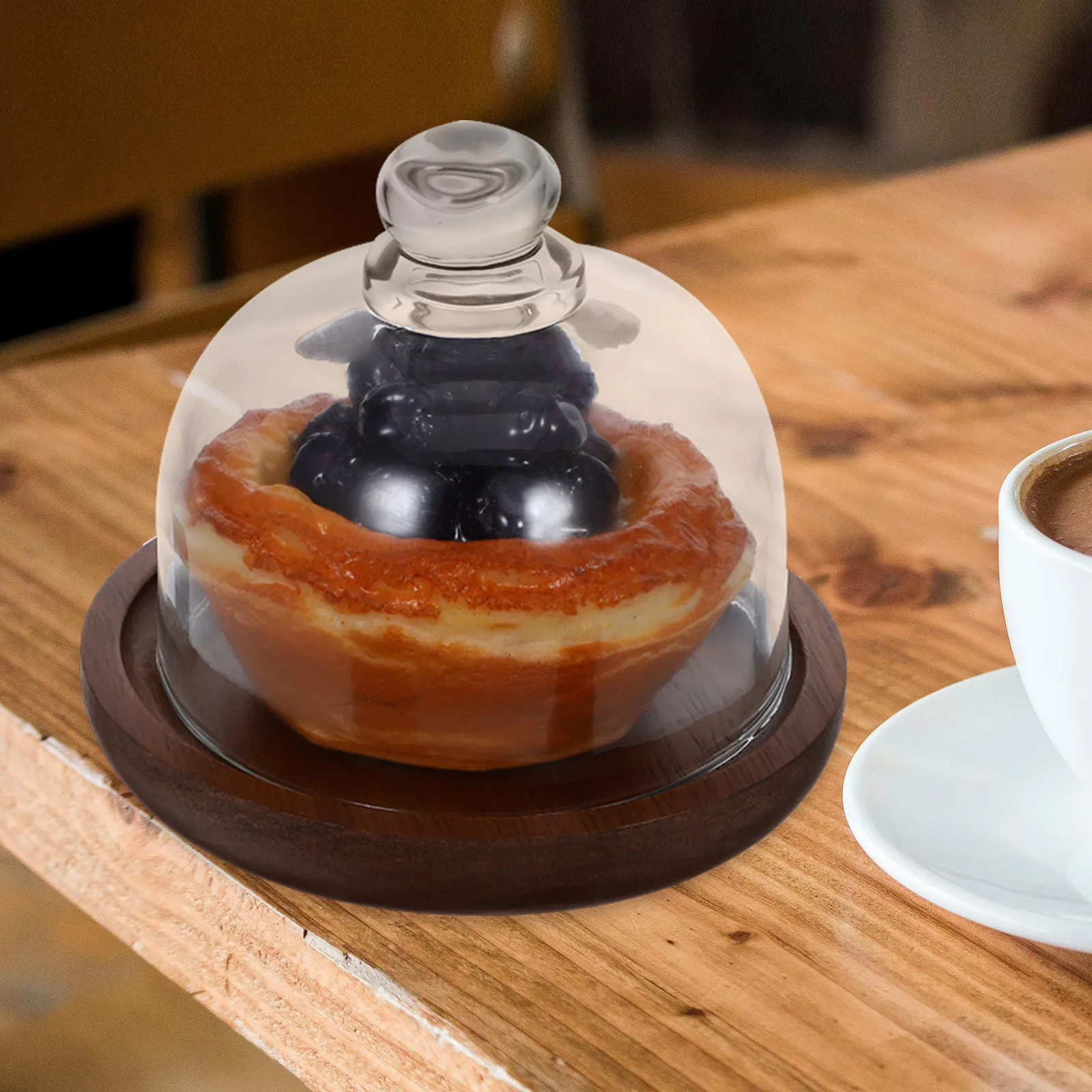 

Wooden Cake Plate Snack Tray For Dessert Fruit Serving Household Food Display Tray Appetizer Candy Dish Organizer