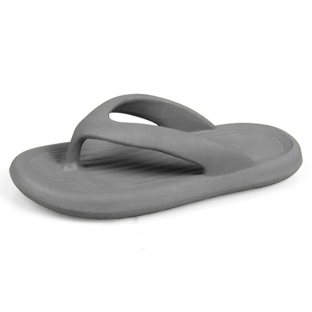 

Simple Anti Slip Men's Beach Sandals Anti Odor Solid Soft Soled Slippers Women Beachwear Lightweight Outer Wear Shoes Beach