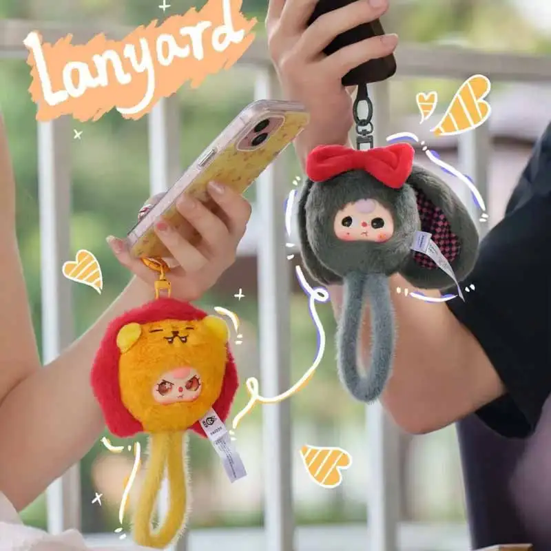 

Baby Three Wrist Strap Series Blind Box Toys Portable Cute Doll Mobile Phone Lanyard Backpack Pendant Mystery Box Surprise Gifts
