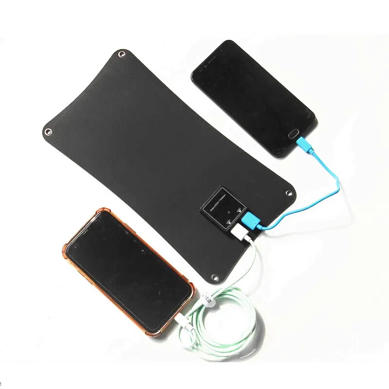 Солнечная панель ETFE, 10 Вт, двойное зарядное устройство USB, рюкзак, панель для кемпинга, пешего туризма, аварийная зарядка аккумулятора мобильного телефона