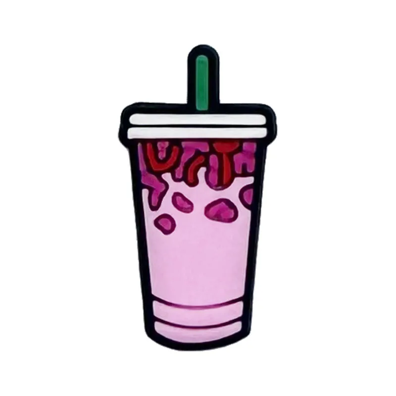 Hot Sales 34Pcs Pink Shoe Charms for Crocs Accessories Pin Shoe Wristband Croc Decorations Buckle Girls Women Party Gifts