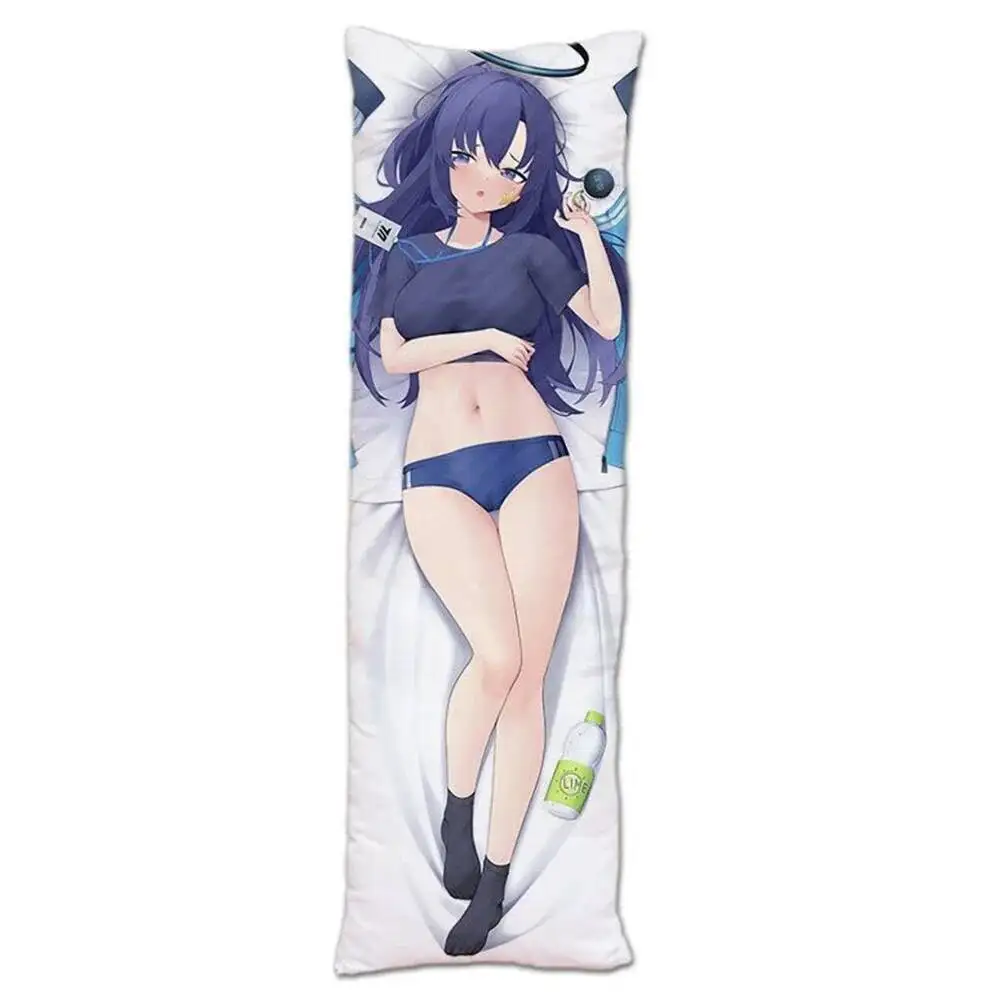 أنيمي الأزرق الأرشيف Hayase Yuuka Dakimakura كامل الجسم كيس وسادة غطاء اللعبة اليابانية المخدة وسادة الفراش
