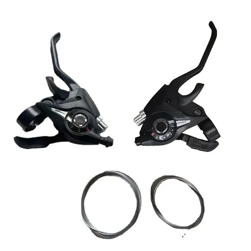 シマノ シマノ ST-EF51 ギアシフターセット 3x7 3X8 V ブレーキレバー速度