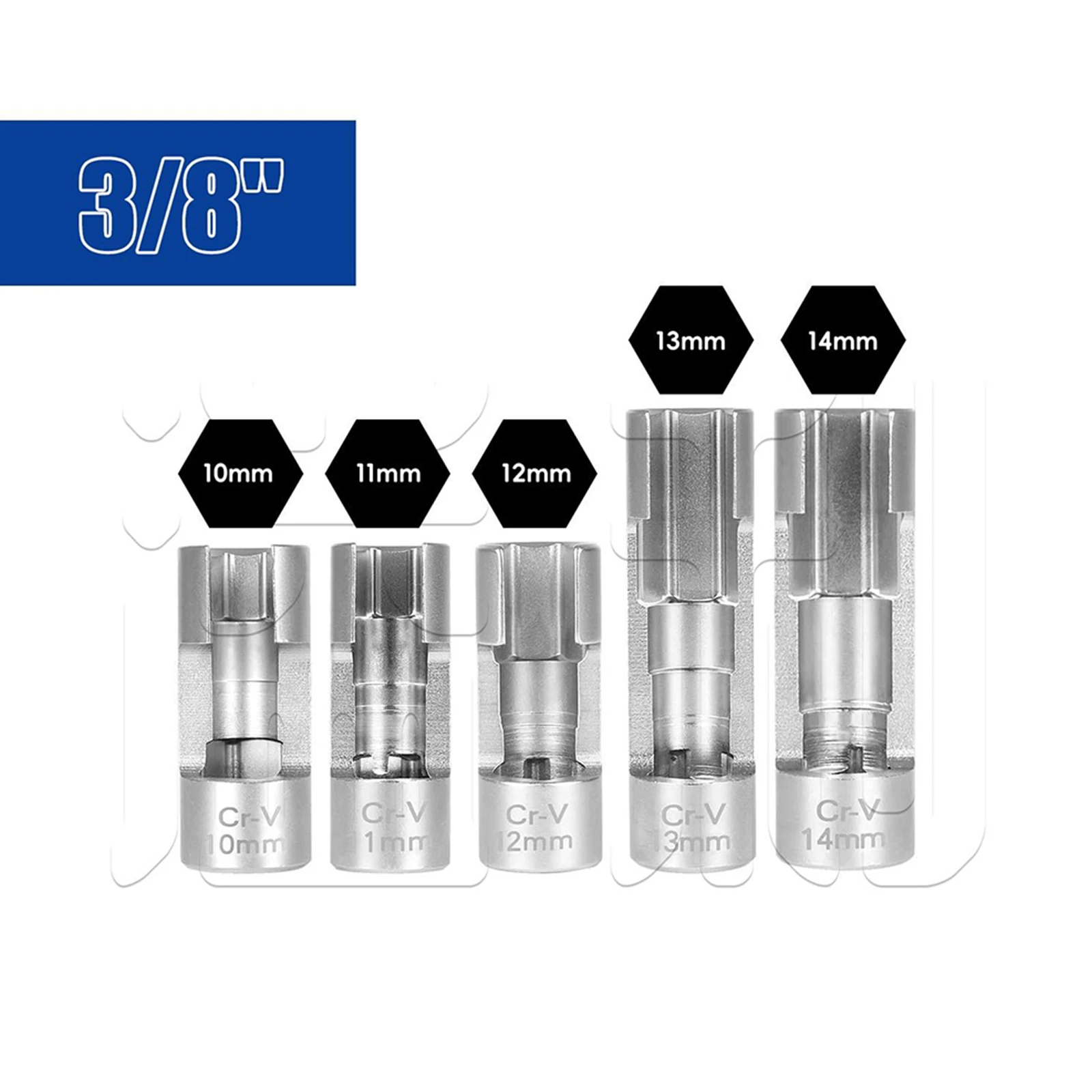 9 Buah Perangkat Alat Pembuka Pipa Oli Mobil, Perangkat Pembuka Unit Pengirim Tekanan Oli, Perangkat Pembuka Sensor Oksigen