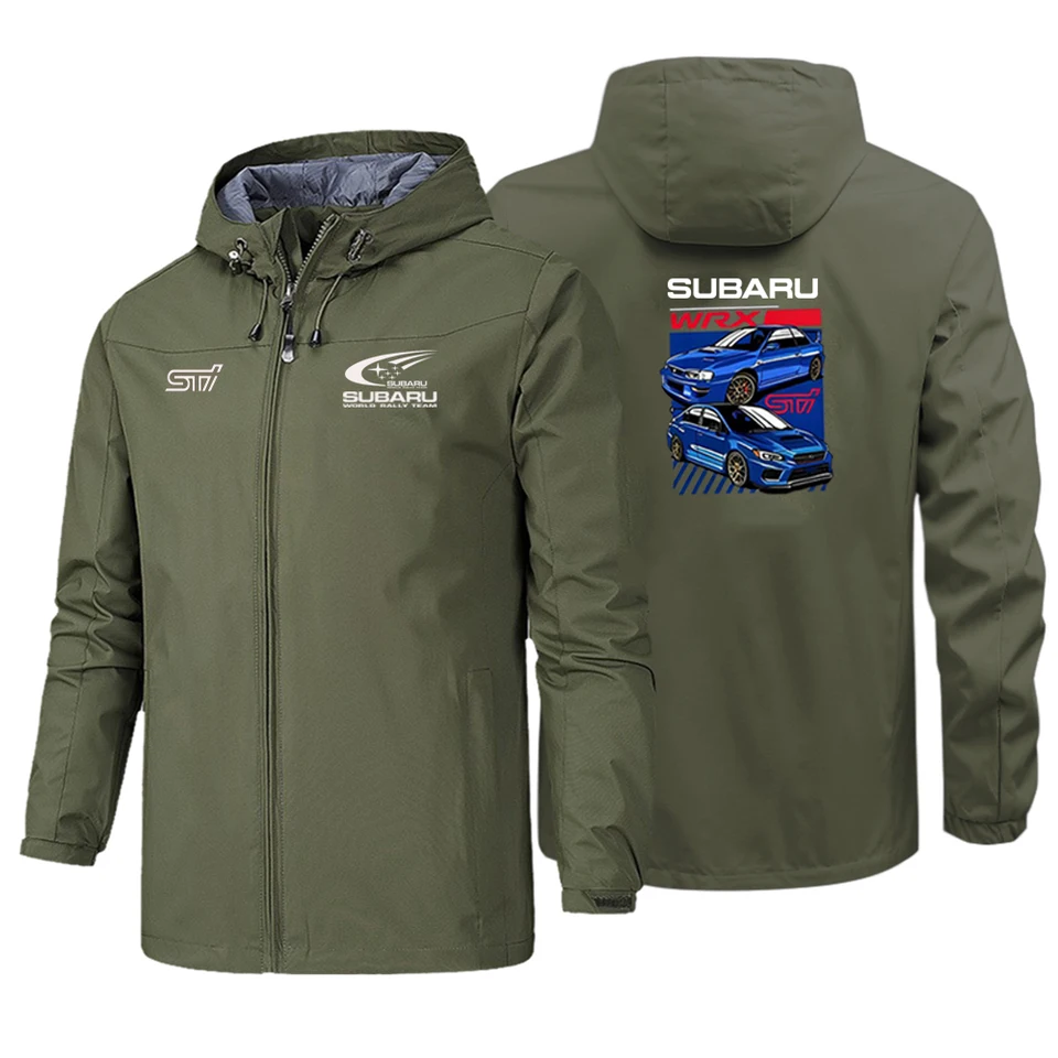 SUBARU Racing Jacket, Men's Trendy Jacket, Men's Outdoor Windproof