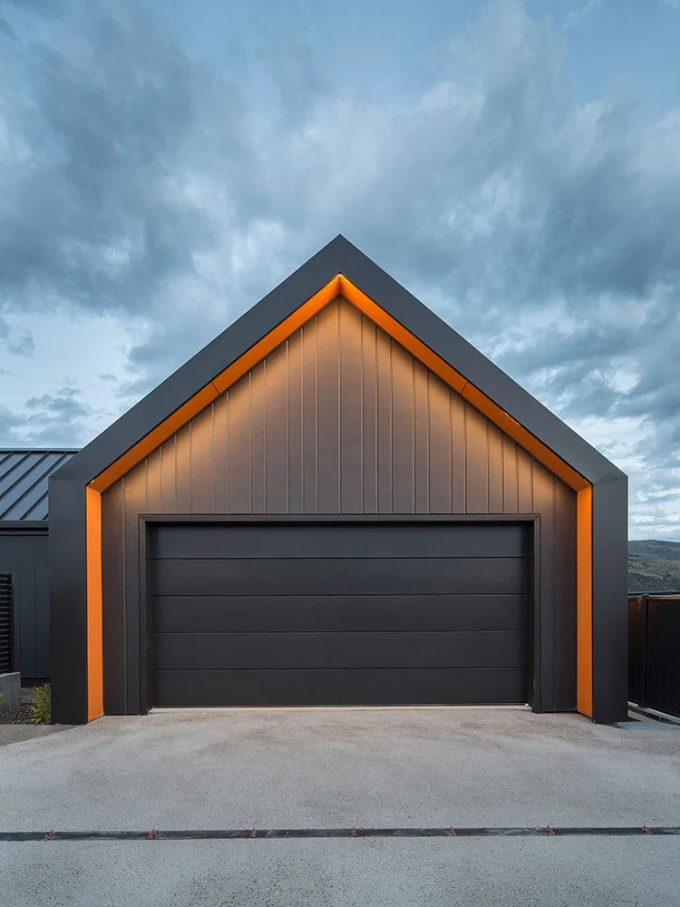 

Electric Garage Door Entrance Entry Front Bi-Folding Doors With Motor Aluminum Alloy Profile Double Glazed Custom Home Decor