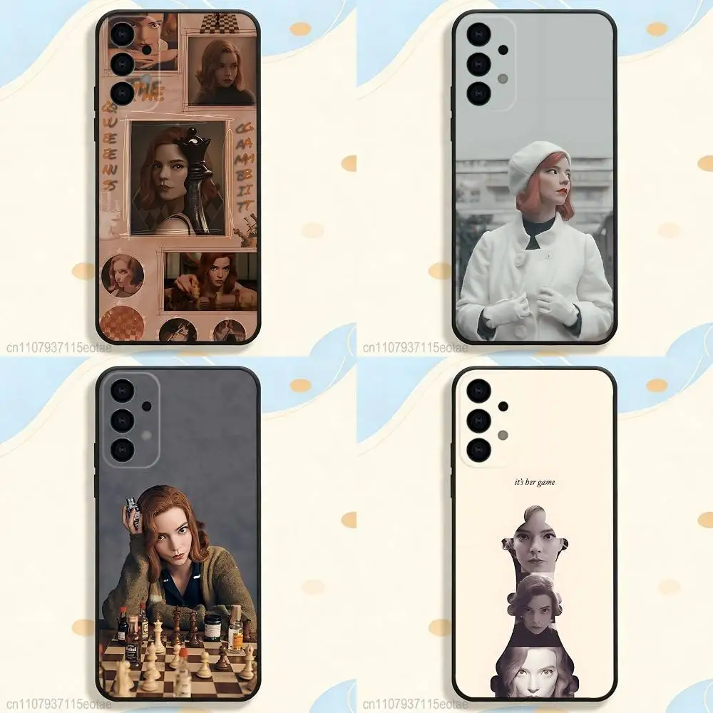 

Novel The Q-Queens G-Gambit Phone Case for Samsung S26 S24 S22 S25 Ultra S9 S20 FE S23 Plus S10 S21 Shockproof Funda Cover
