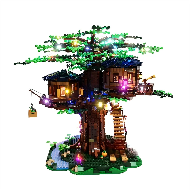 مجموعة إضاءة LED LYBMTWF متوافقة مع بيت الشجرة Lego 21318 (لا تشمل الطوب النموذجي)