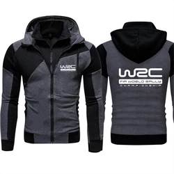 2024 New Rally Racing Double Zipper Men's Jacket World Rally Championship WRC Outdoor Leisure Fashion Racing Jacket