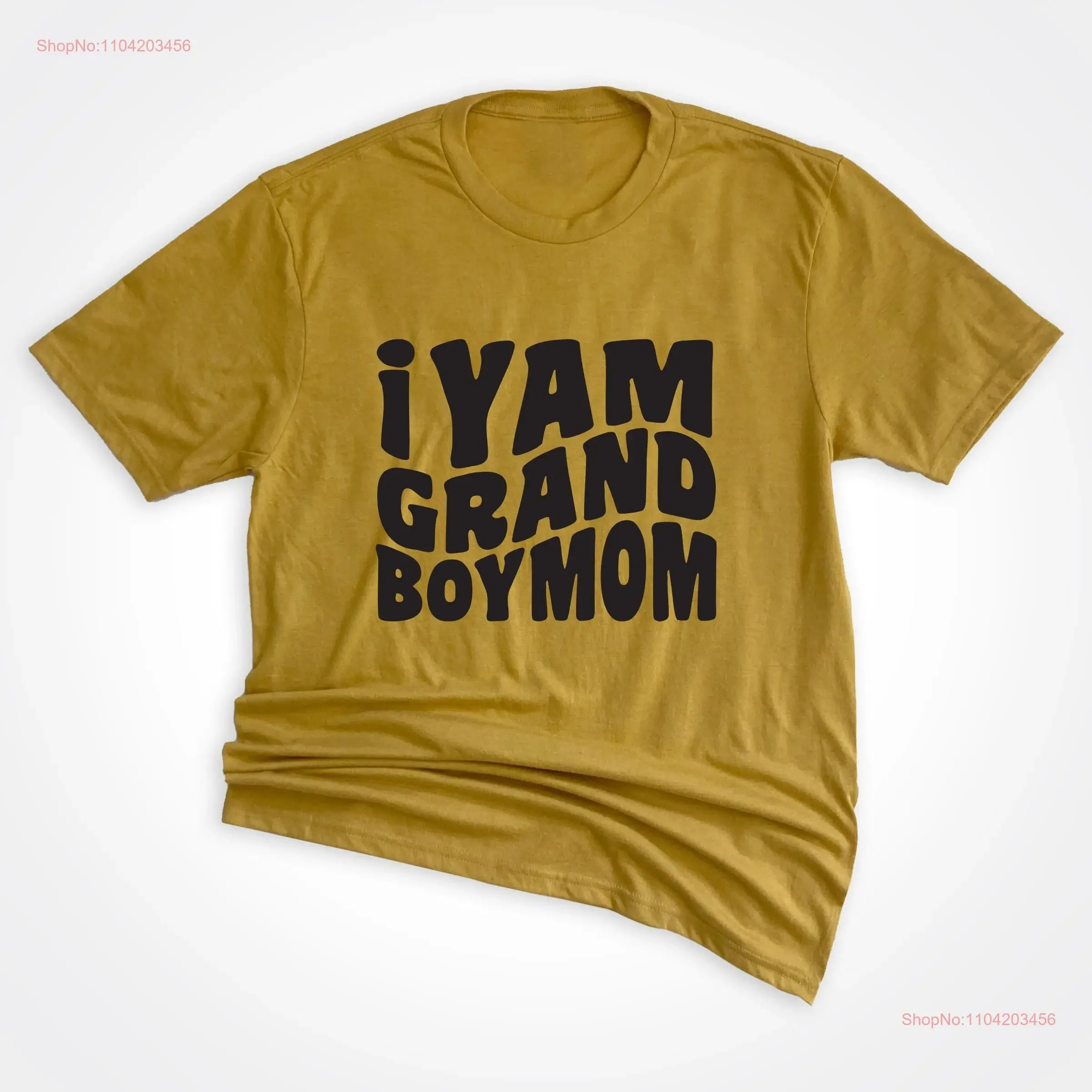 

Футболка Grand Boymom I Yam Boy Grandma Mom Grandparent для всех Grandsons of Boys, праздничная винтажная стираная футболка унисекс