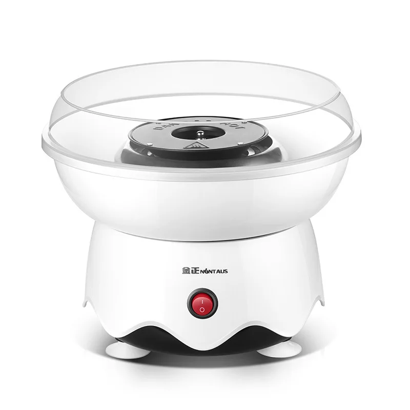Kids Cotton Candy Maker DIY Portable with Large Food-Grade Splash-Proof Plate Efficient Heating Hard Sugar-Free Candy Machine